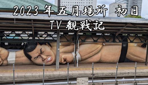 【2023年大相撲5月場所】初日TV観戦記