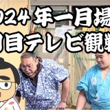 2024年一月場所三日目テレビ観戦記