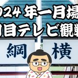 2024年一月場所十日目テレビ観戦記